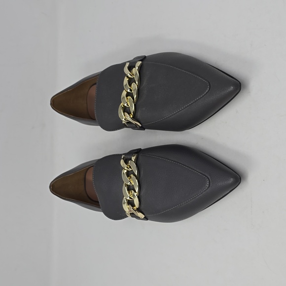 Linea PAOLO Grey Pointed Toe Flats Women's Size 10 - Picture 2 of 7